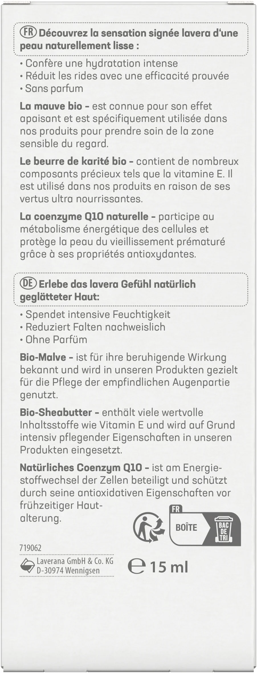 basis sensitiv Anti-Falten Augencreme Q10 - Image 3