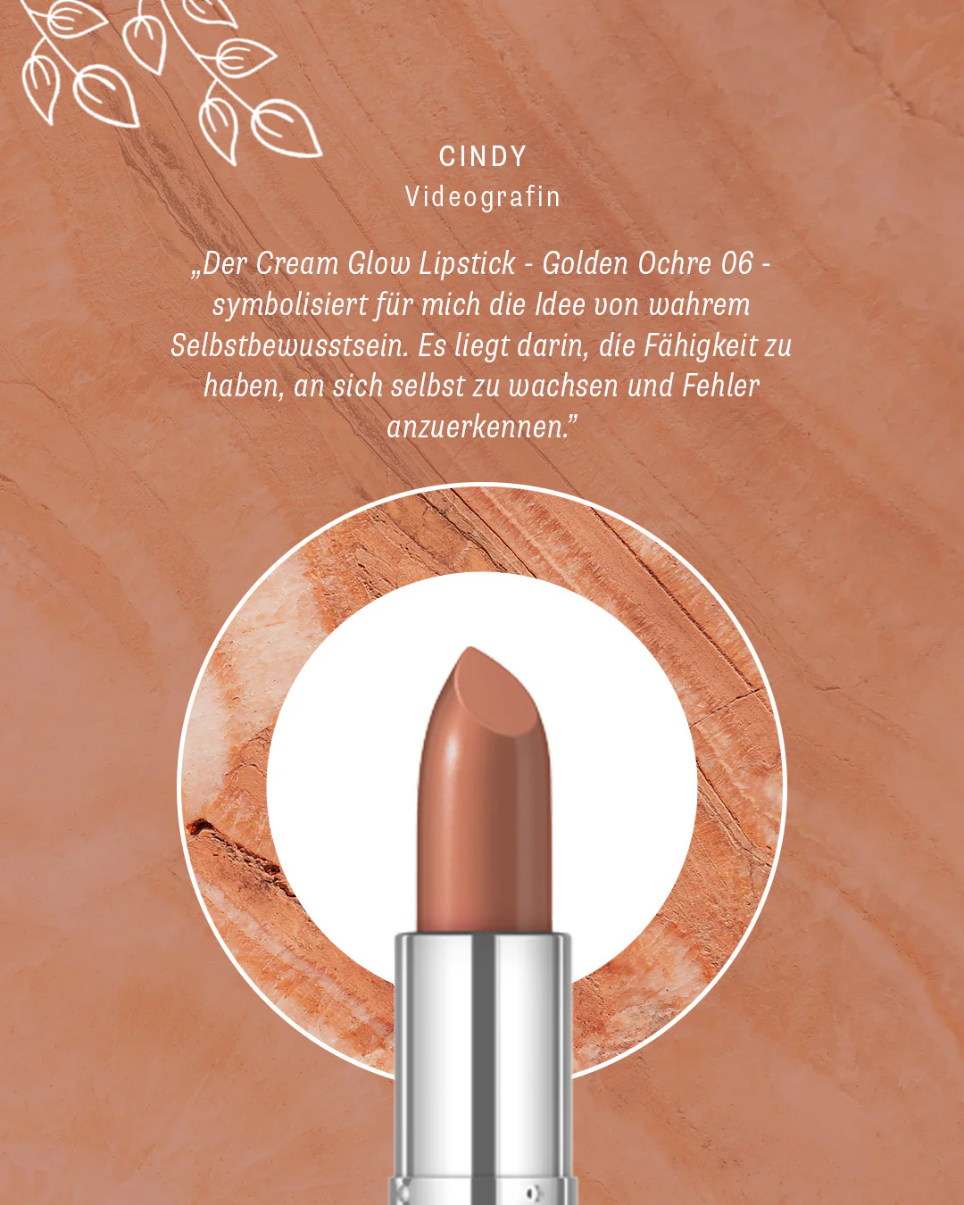 Cream Glow Lipstick -Golden Ochre 06- - Image 6