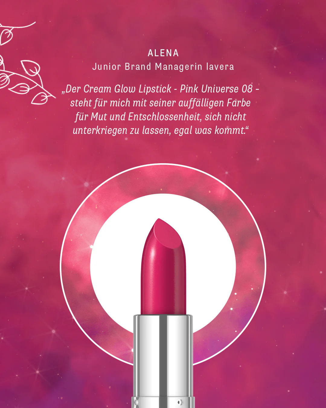 Cream Glow Lipstick -Pink Universe 08- - Image 8