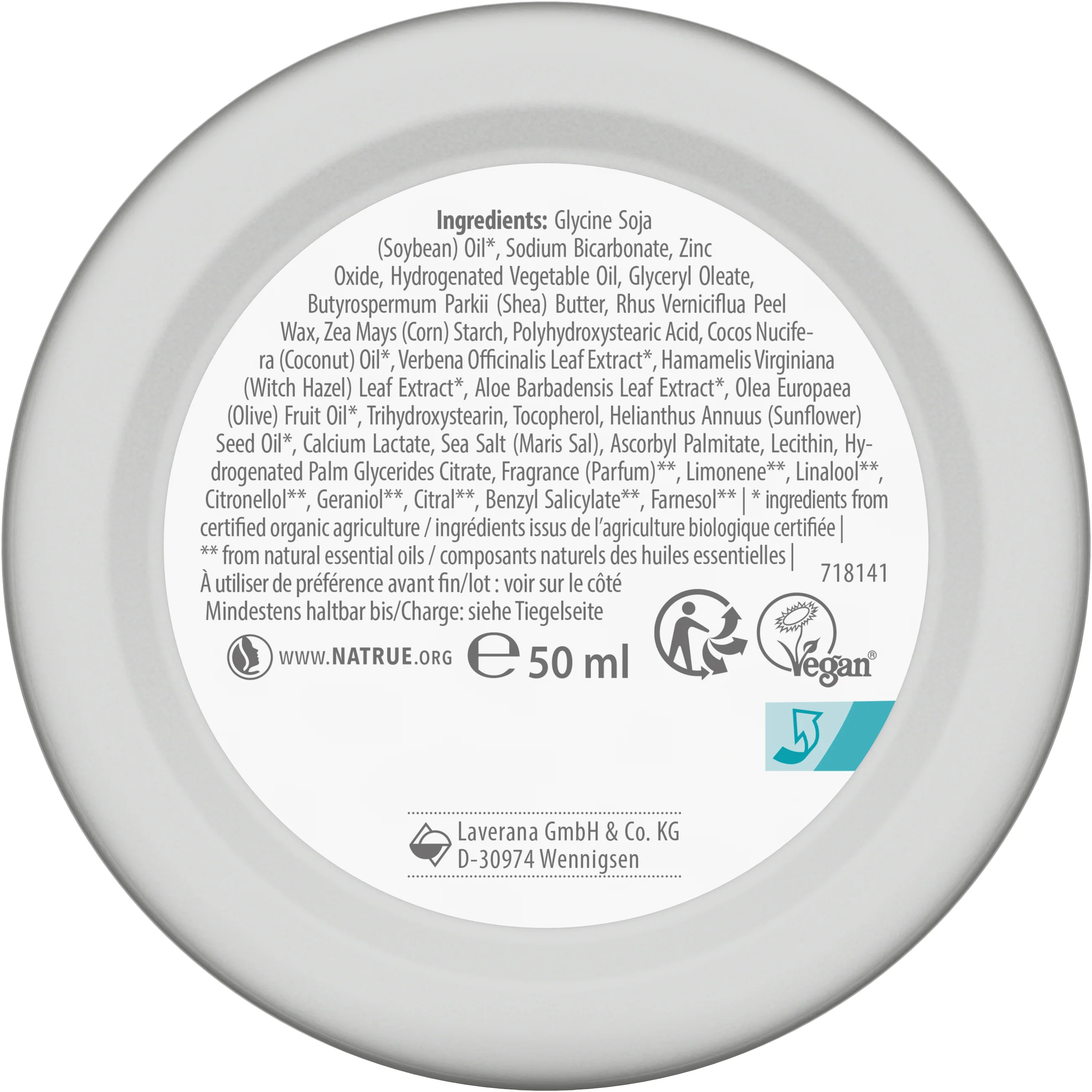 Deo Creme basis sensitive NATURAL & SENSITIVE - Image 3