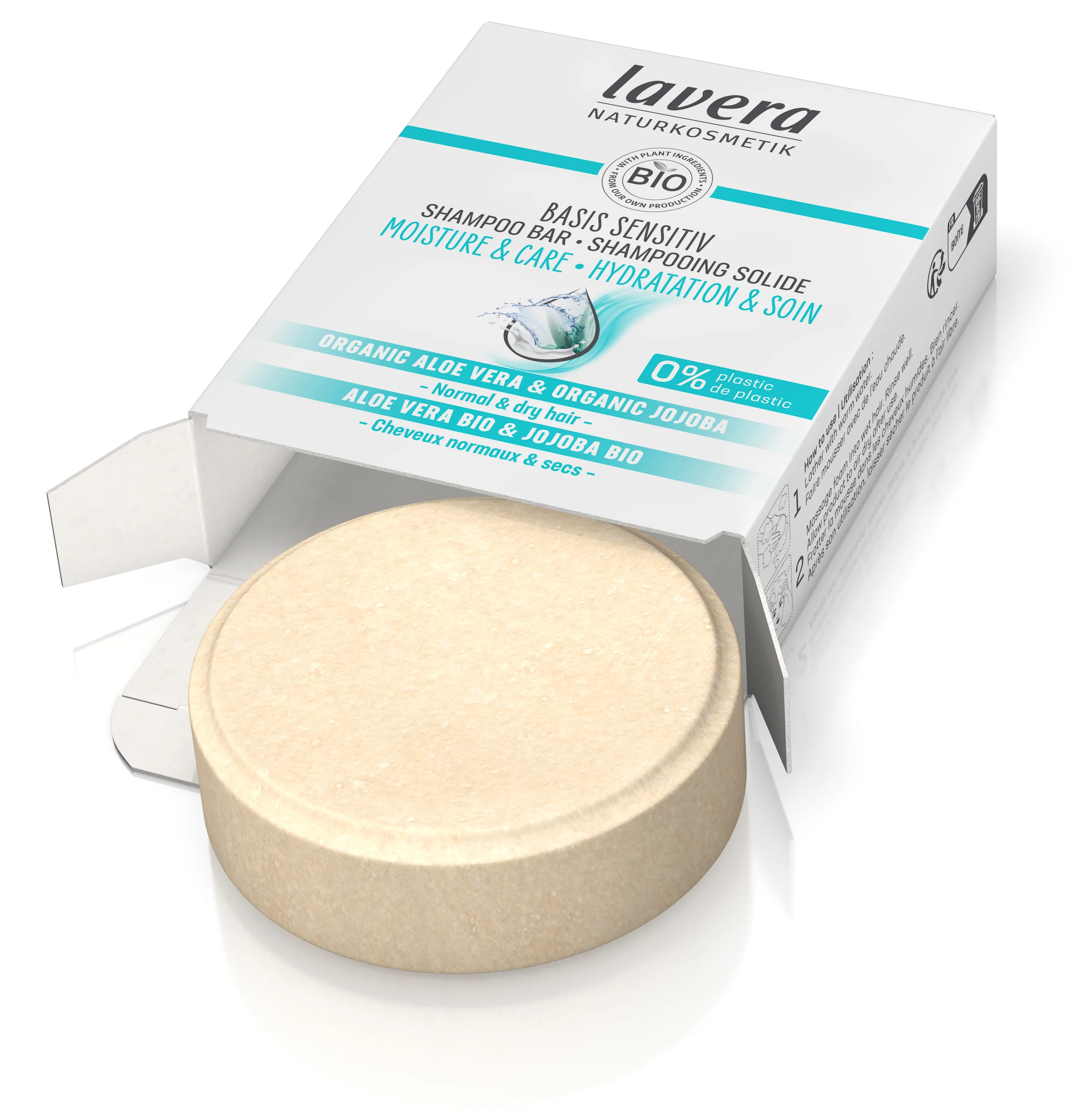 Festes Pflegeshampoo basis sensitive Feuchtigkeit & Pflege - Image 2