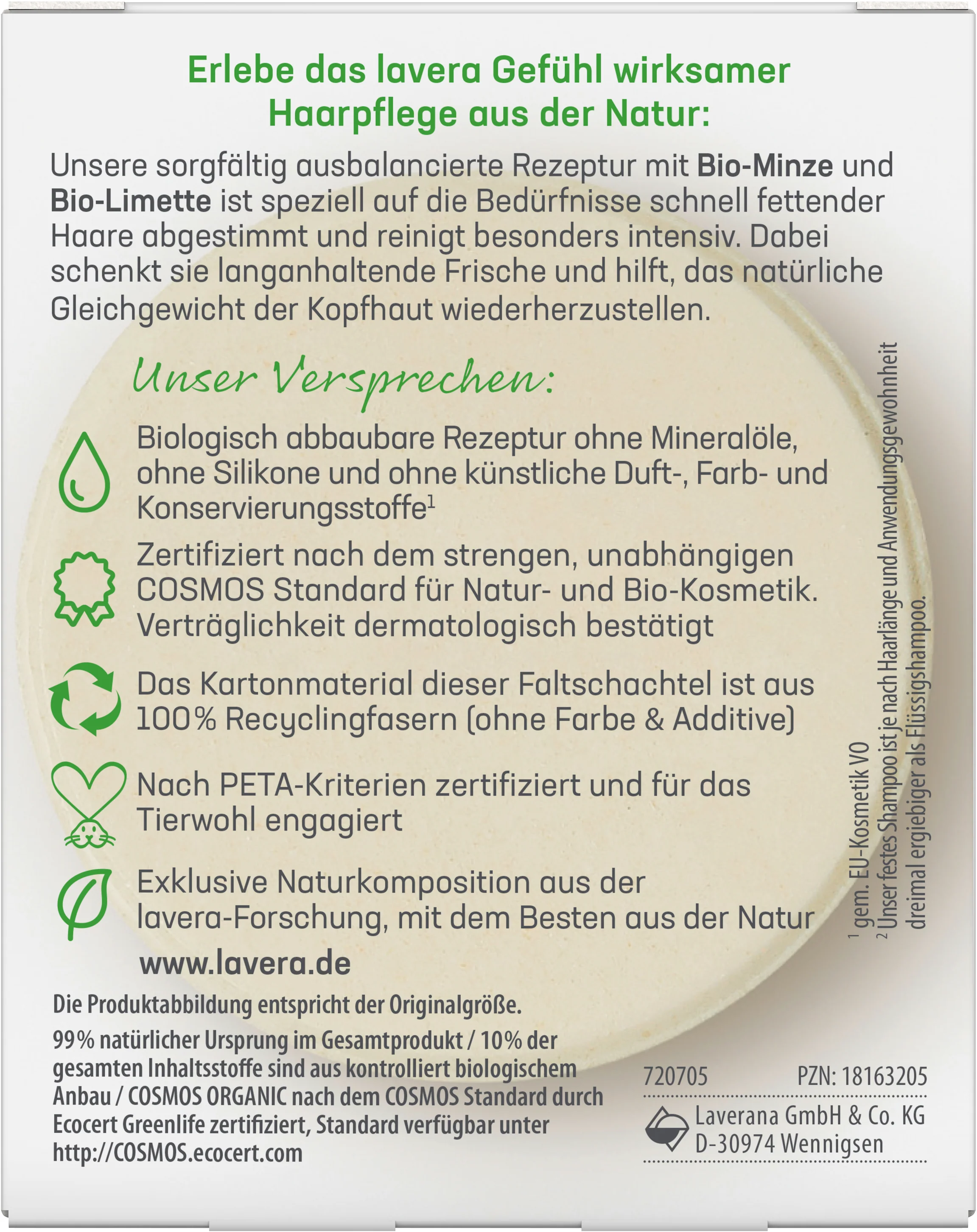Festes Pflegeshampoo Frische & Balance - Image 4