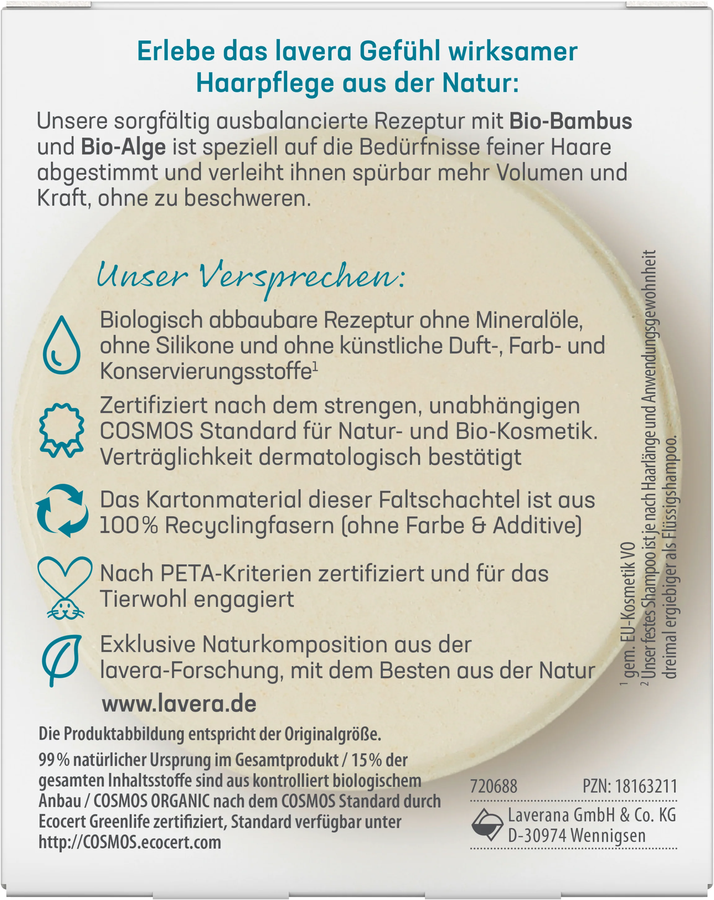 Festes Pflegeshampoo Volumen & Kraft - Image 4