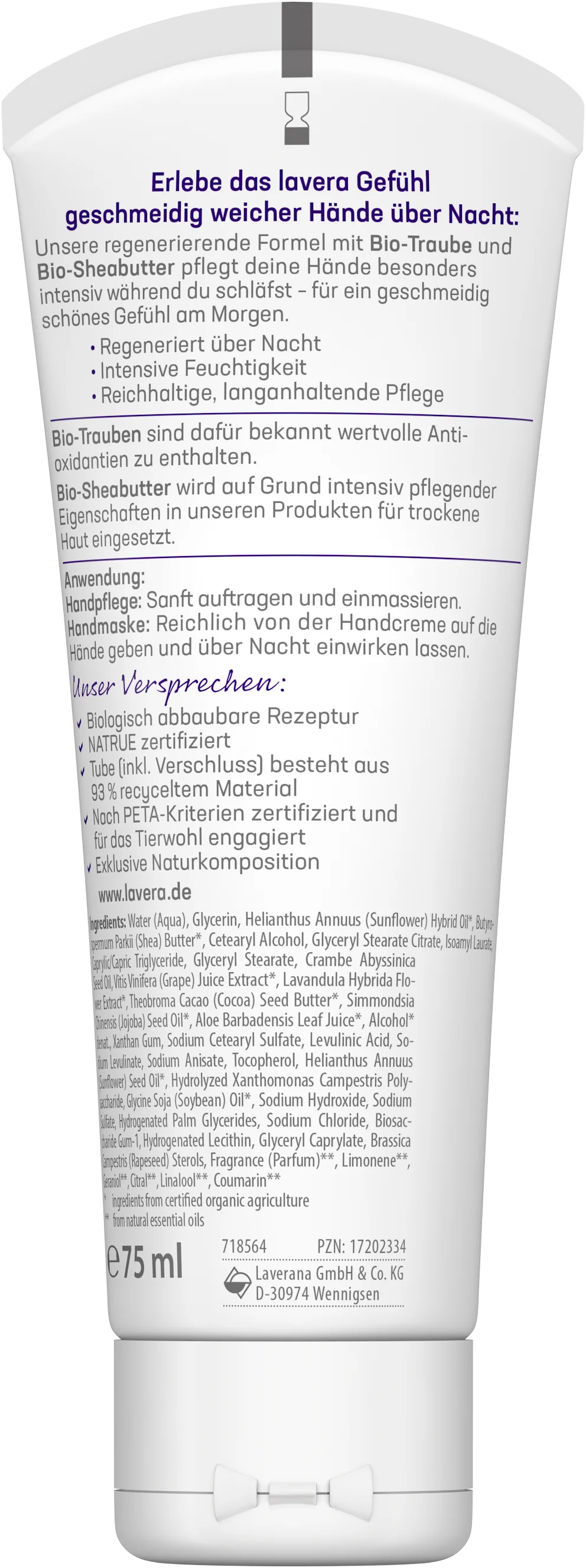 Gute Nacht 2in1 Handcreme & -maske - Image 4