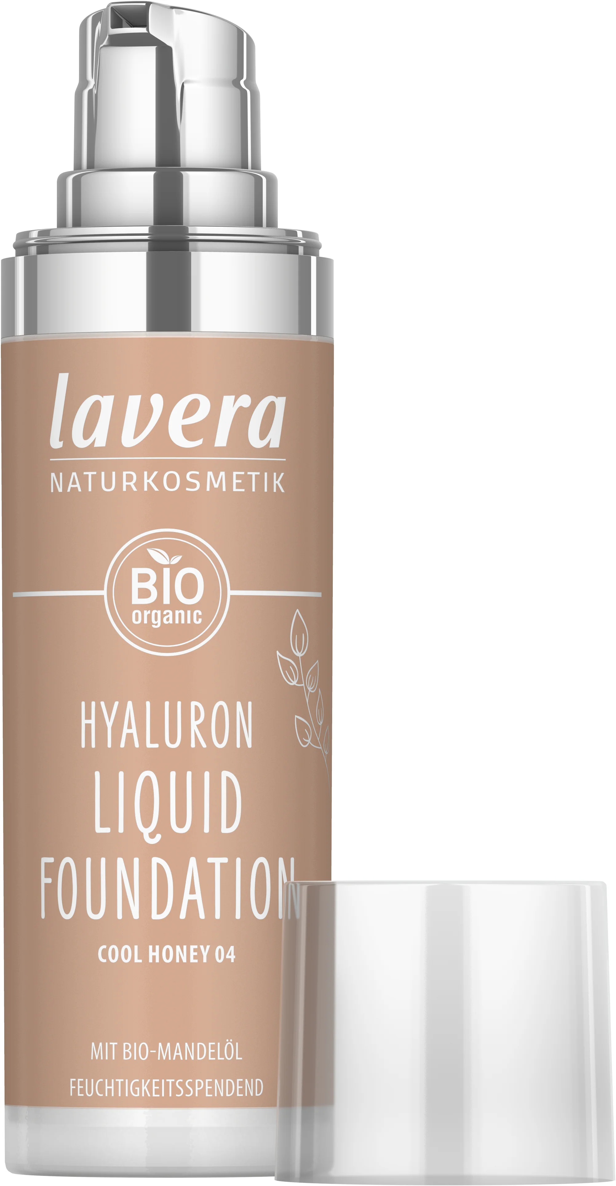 Hyaluron Liquid Foundation -Cool Honey 04- - Image 3