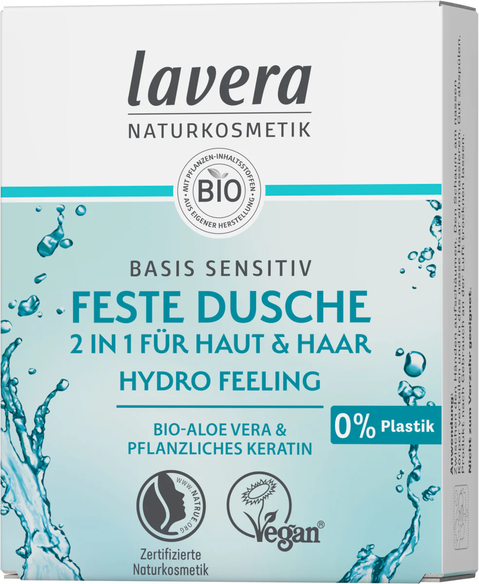 lavera - Feste Dusche 2 in 1 basis sensitive Hydro Feeling - Image 3