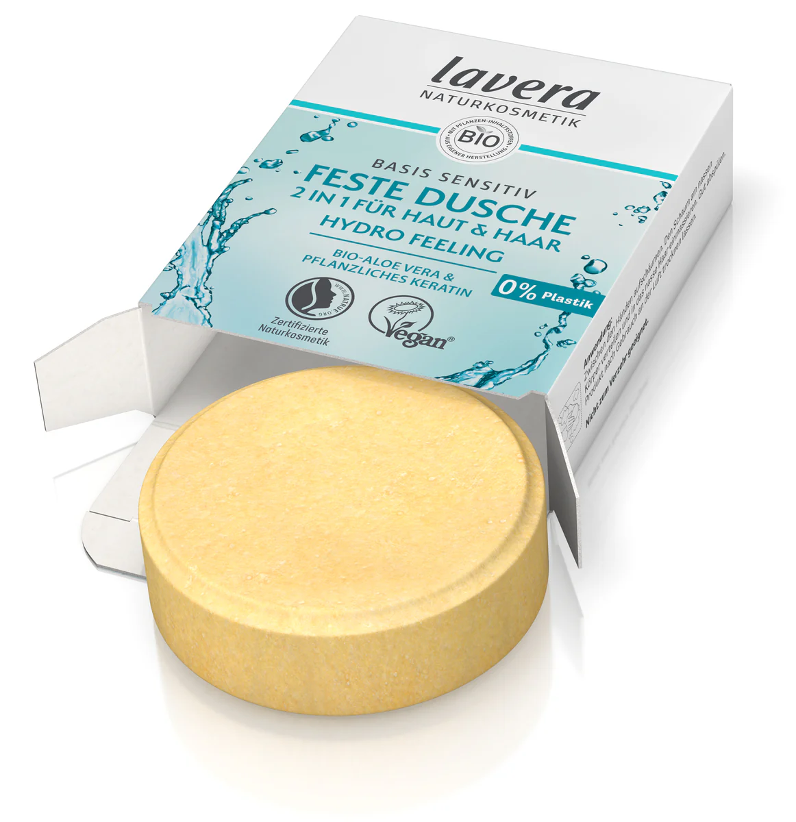 lavera - Feste Dusche 2 in 1 basis sensitive Hydro Feeling - Image 4