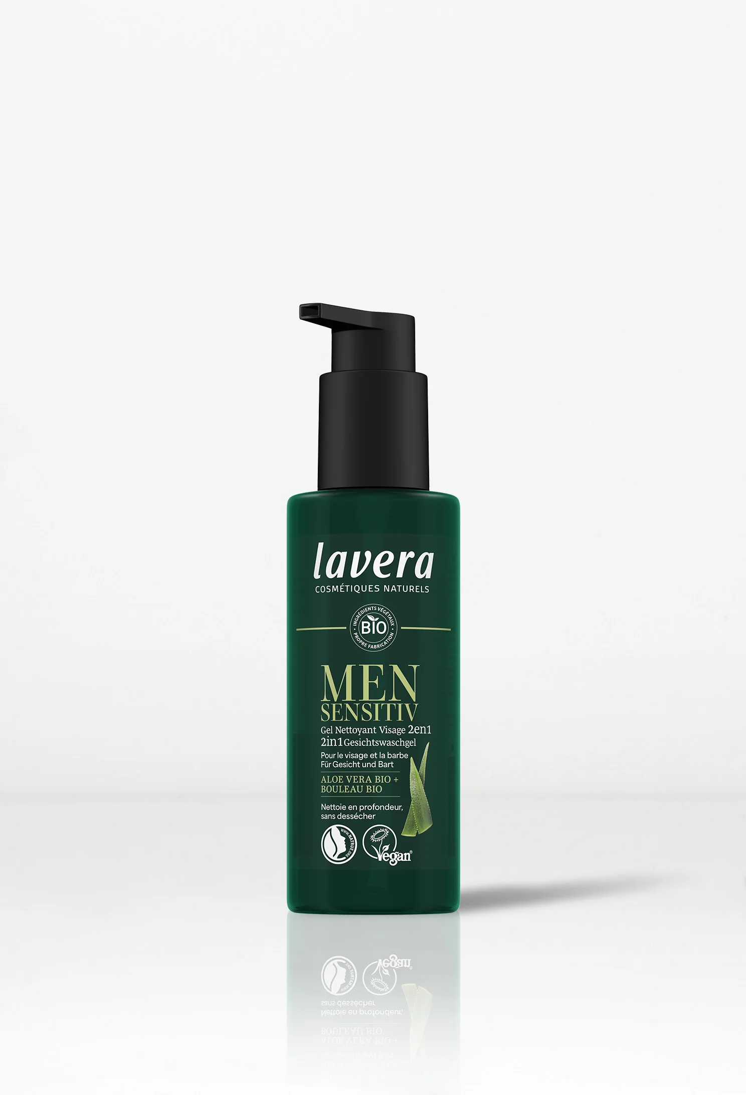Men sensitive 2in1 Gesichtswaschgel