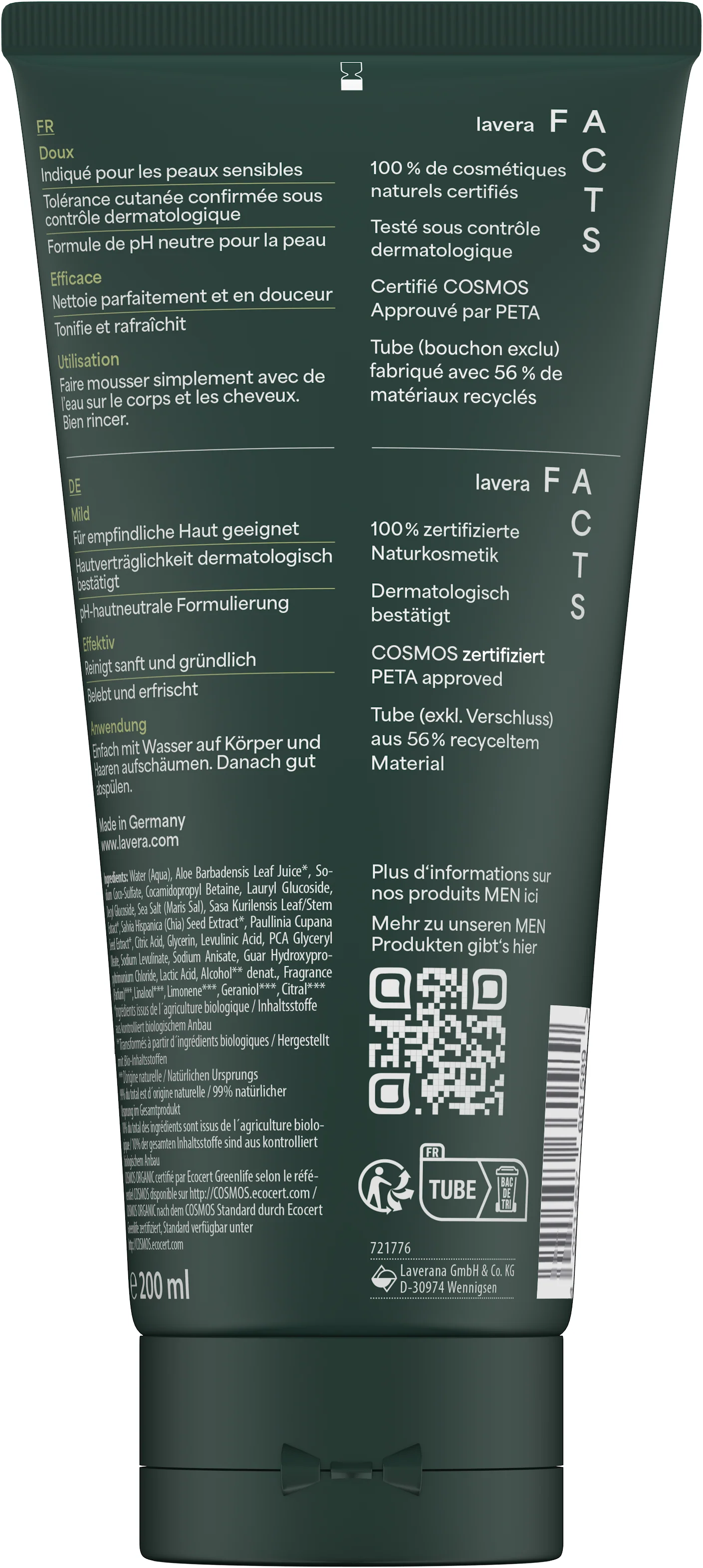 Men sensitive 3in1 Duschgel - Image 3