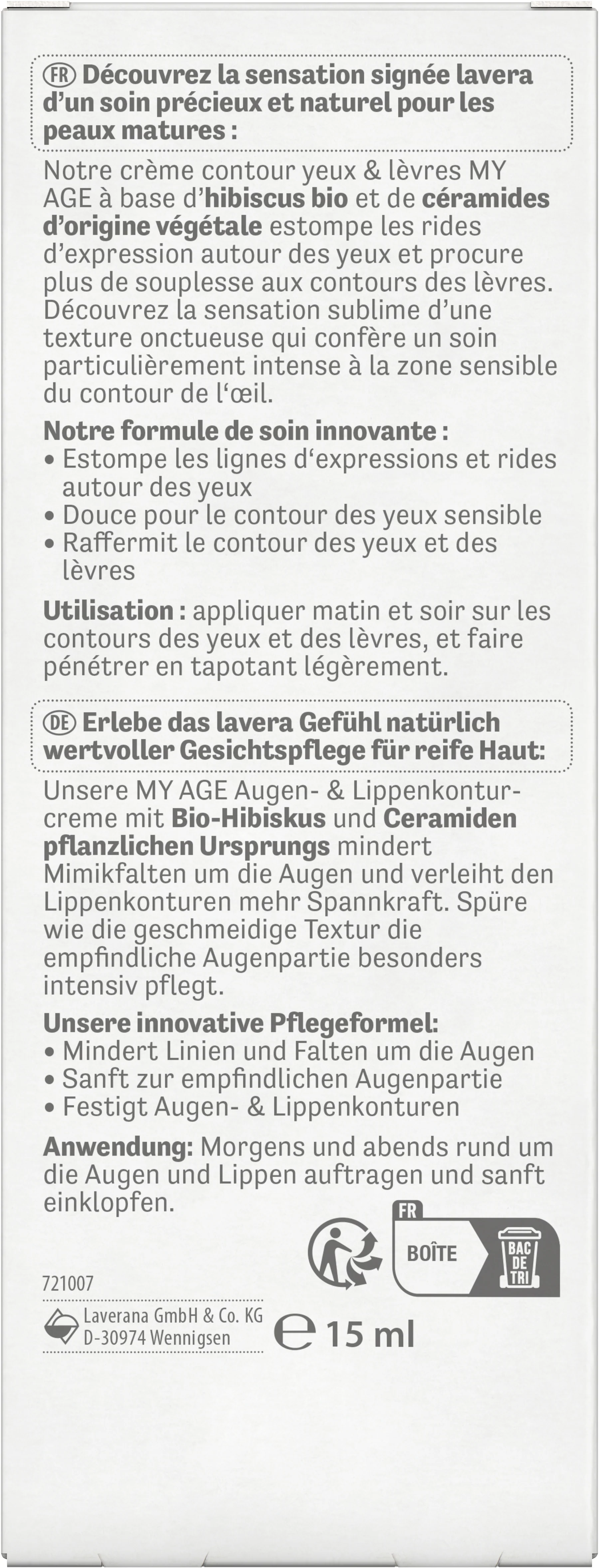 MY AGE Augen- & Lippenkonturcreme - Image 5