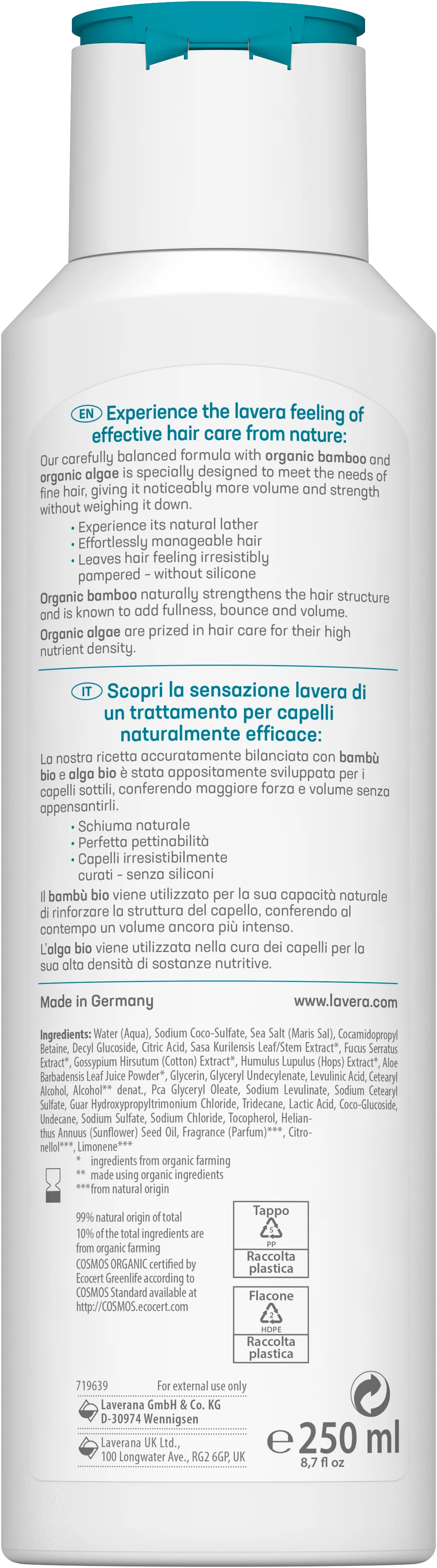Pflegeshampoo Volumen & Kraft - Image 3