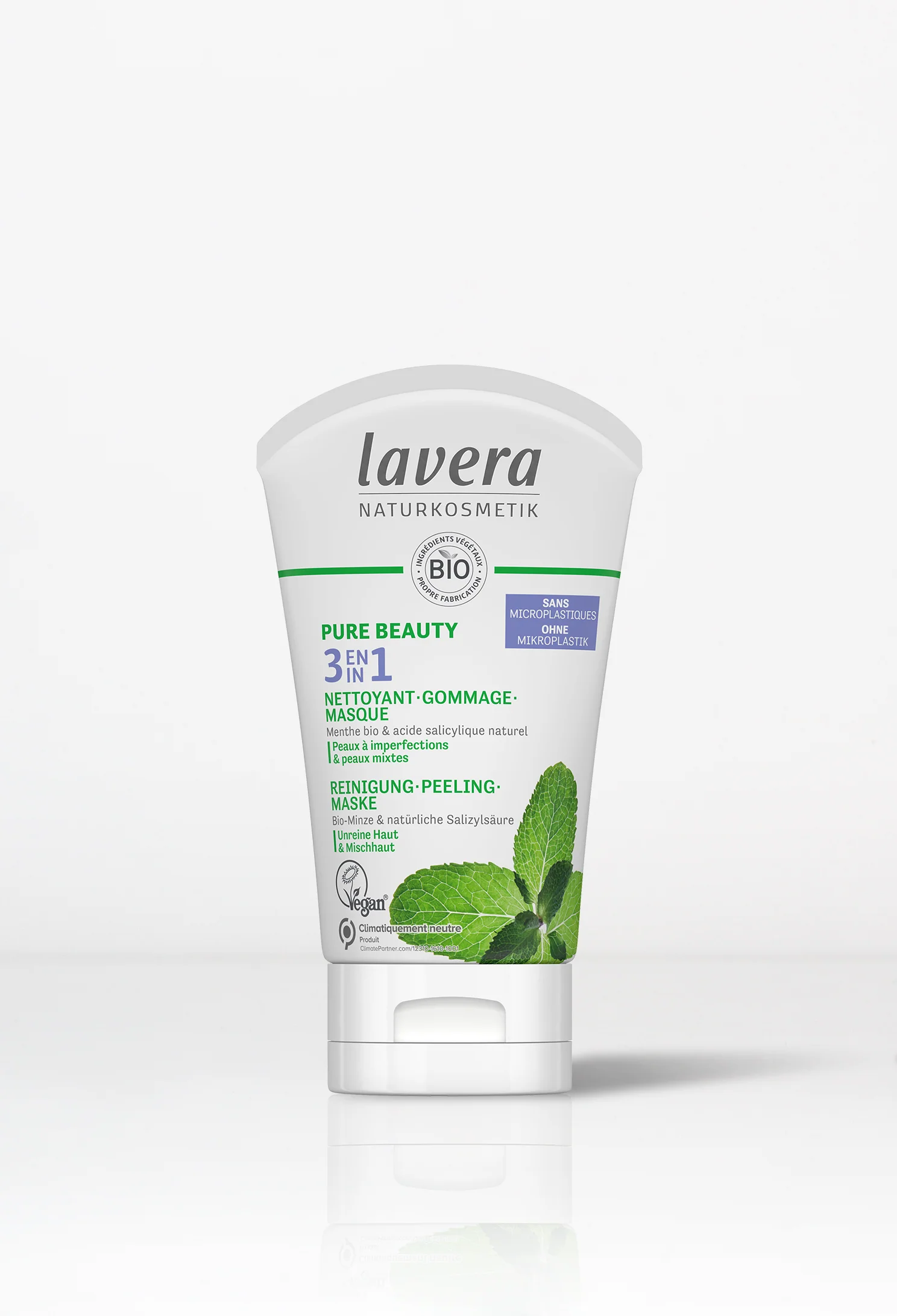 PURE BEAUTY 3in1 Reinigung Peeling Maske