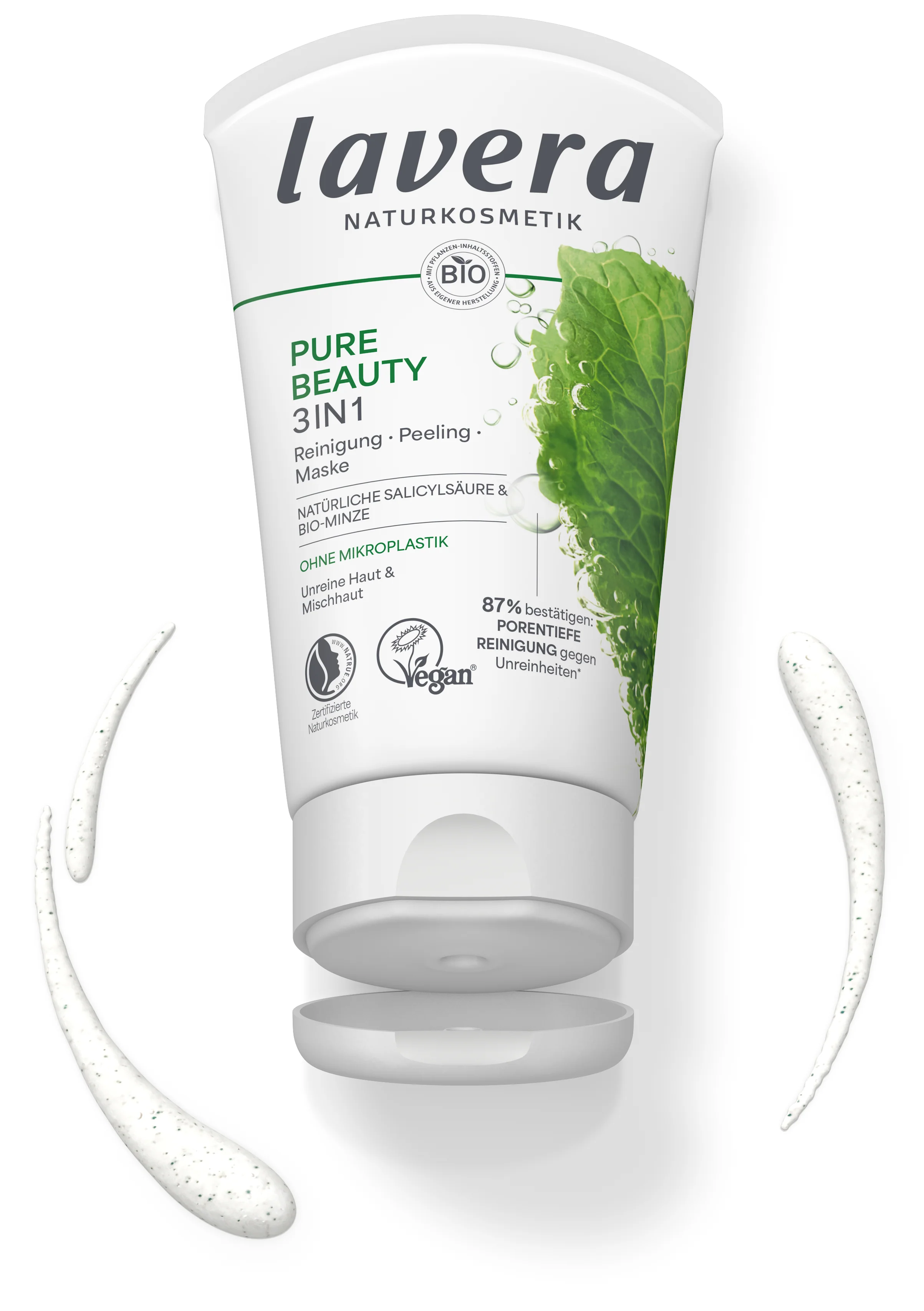 Pure Beauty 3in1 Reinigung Peeling Maske - Image 4