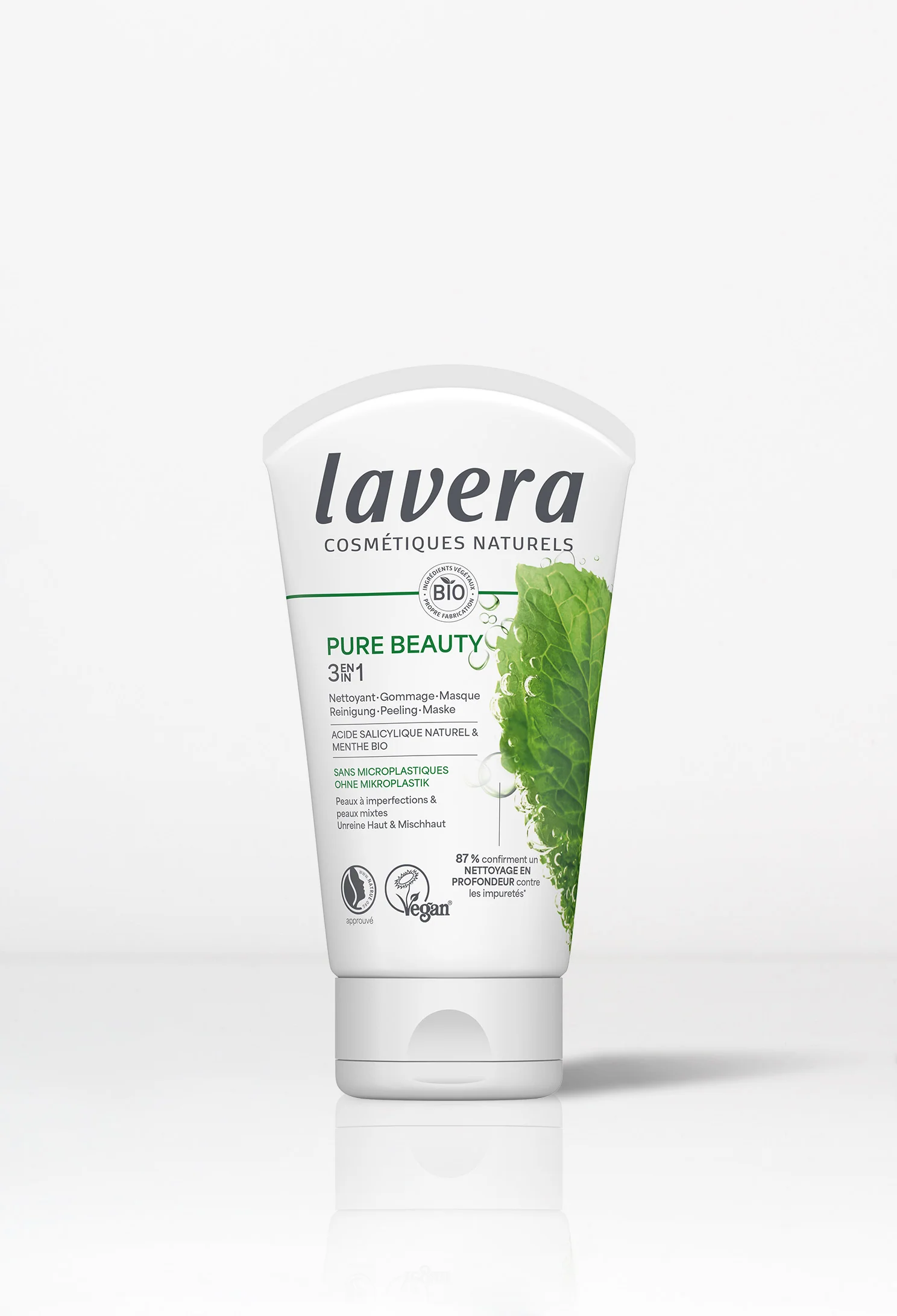 Pure Beauty 3in1 Reinigung Peeling Maske